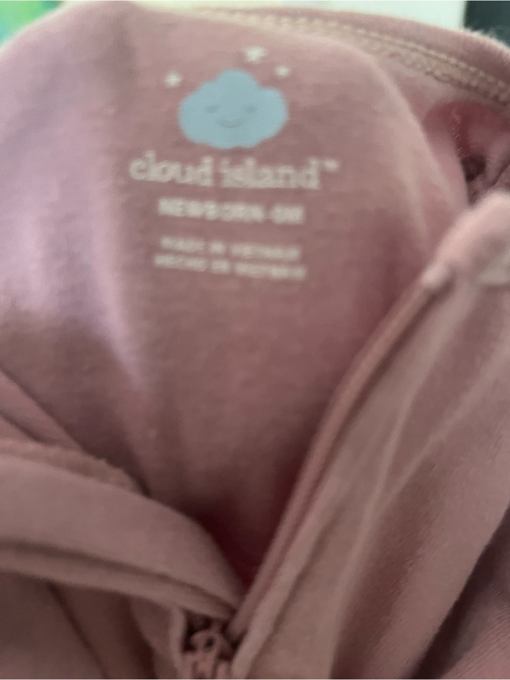 Cloud Island Newborn Girl Sleeper Bundle Floral Pink Double Zip Pajamas - Picture 3 of 5